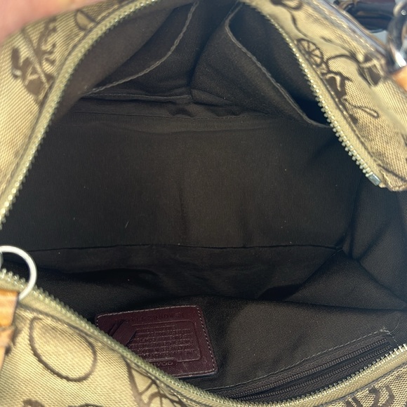 Authentic Coach horse and carriage print canvas bag - Picture 7 of 16